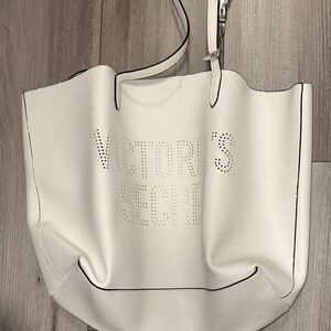Victoria's Secret Cream Tote Bag